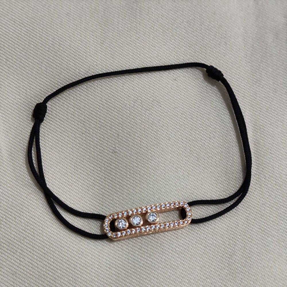 Messika Sliding Knot Adjustable Diamond Bracelet - Picture 9 of 9